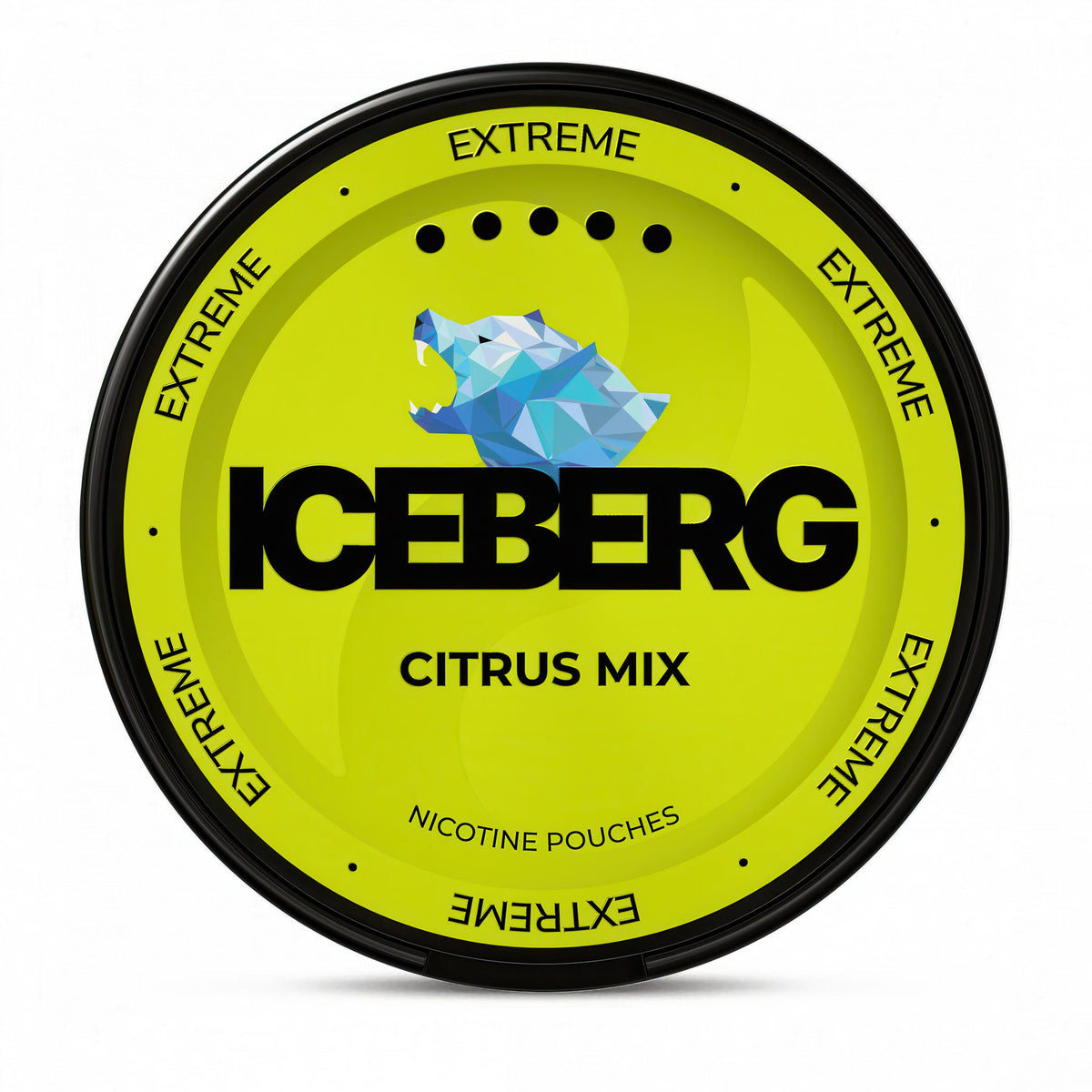 ICEBERG Citrus Mix Extreme nicotine pouches – 40mg nicotine per pouch, 20-pouch can