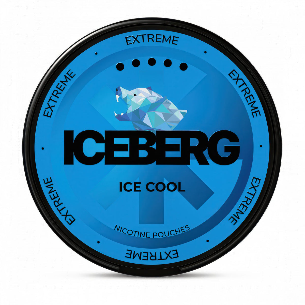 ICEBERG Ice Cool Extreme nicotine pouches – 40mg nicotine per pouch, 20-pouch can
