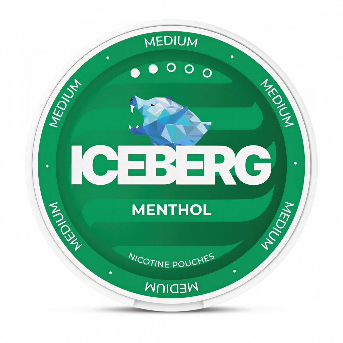 ICEBERG Menthol Medium Nicotine Pouches Can