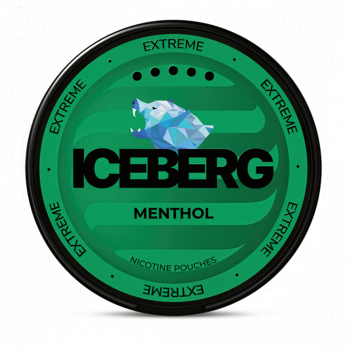 ICEBERG Menthol Extreme nicotine pouches – 40mg nicotine per pouch, 20-pouch can